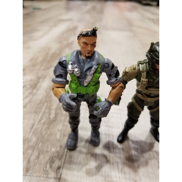 Chap Mei Lot Jump Pilot Soldier Rescue Mission 4" Action Figure Lot Planet Toy - Picture 3 of 4